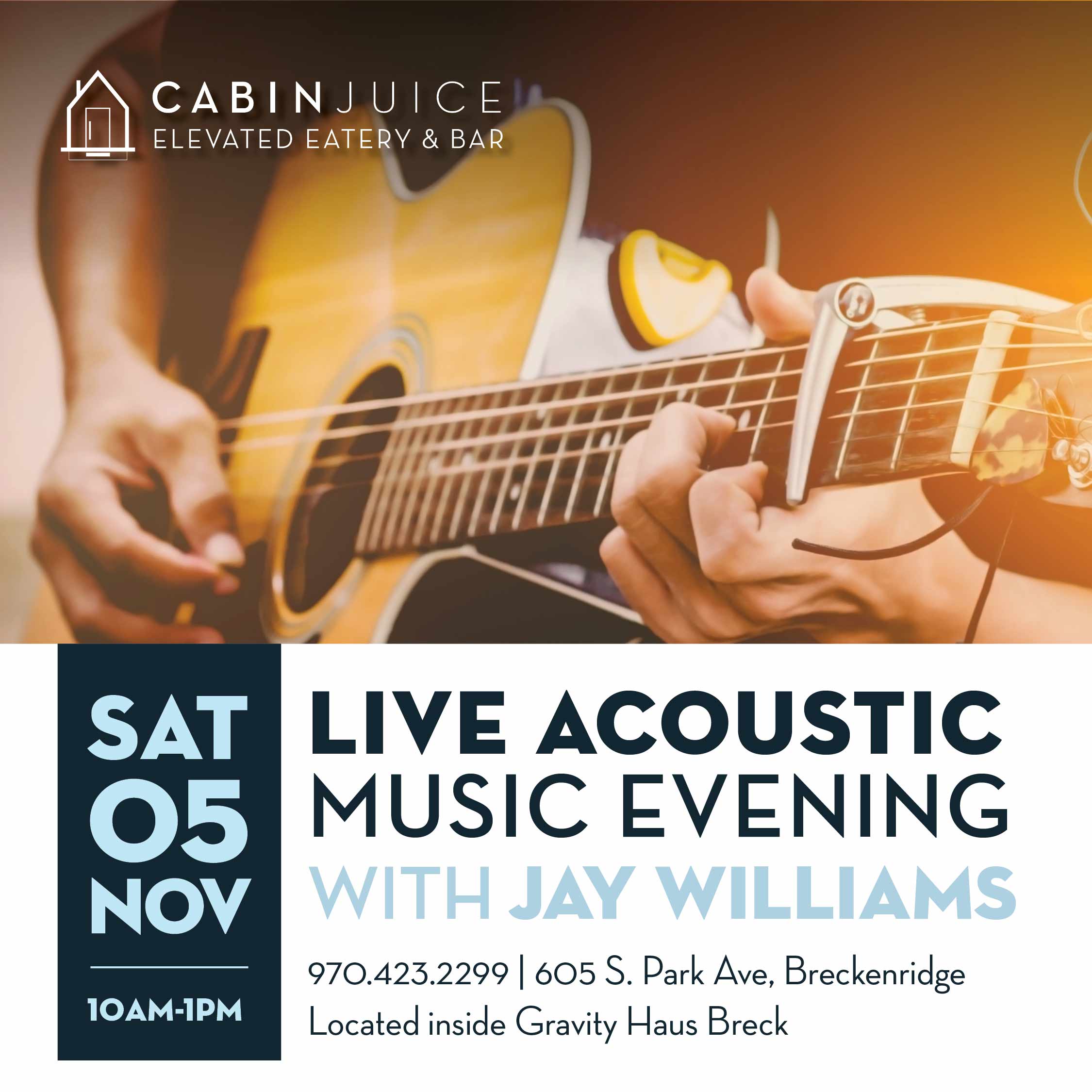 Live Acoustic Music with Jay Williams